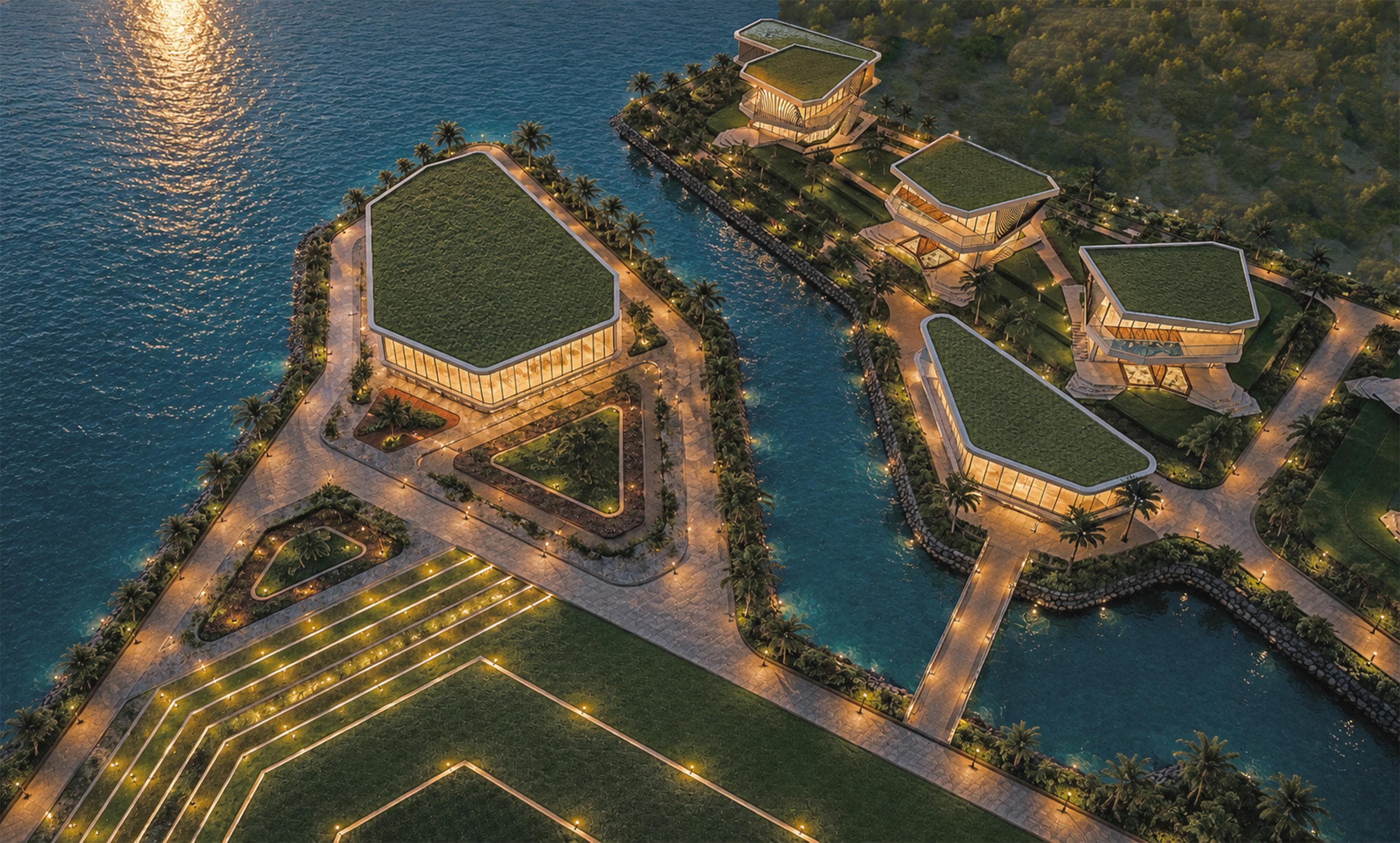 Neo Nature landscape — The Land